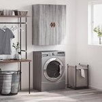 vidaXL Armoire murale sonoma gris 69 5x34x90 cm