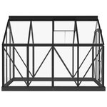 vidaXL Cadre de remplacement de serre 155x103x191 cm aluminium