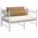 vidaXL Coussin de Dos Marron 100 x 50 cm Tissu en velours côtelé