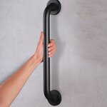 RIDDER Barre d'appui 45 cm Noir Aluminium