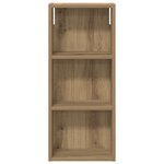 vidaXL Armoire murale de salle de bain Chêne artisan 30 x 14 x 70 cm
