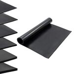 vidaXL Tapis de sol Noir 1 2 x 2 m Caoutchouc
