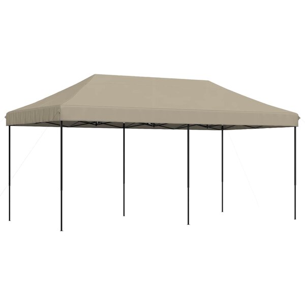 vidaXL Tente de fête Taupe 292 x 580 x 315 cm Tissu Oxford