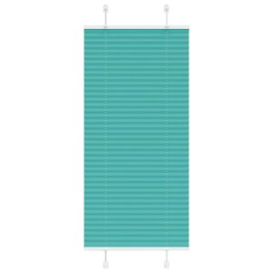 vidaXL Store plissé vert pétrole 65x100 cm largeur du tissu 64 4 cm