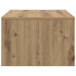 vidaXL Bureau mural Chêne artisanal 80 x 45 x 30 cm Bois d'ingénierie