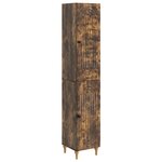 vidaXL Ensemble de Meubles 2 Pièces Chêne fumé Bois d'ingénierie
