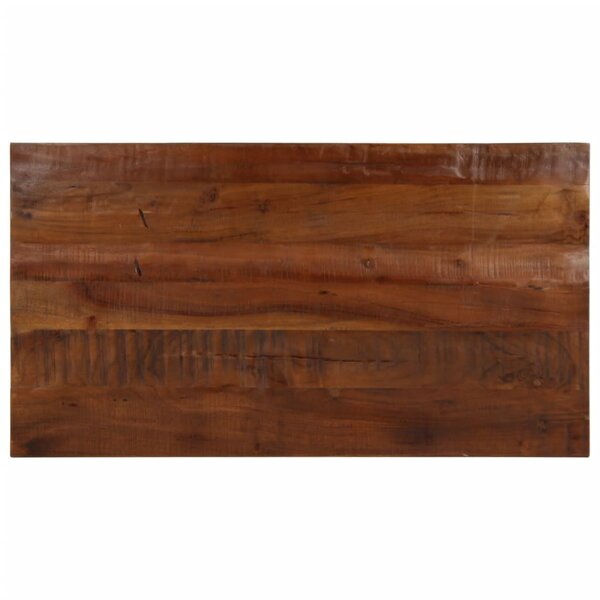 vidaXL Dessus de table 120x70x2 5cm rectangulaire bois massif récupéré