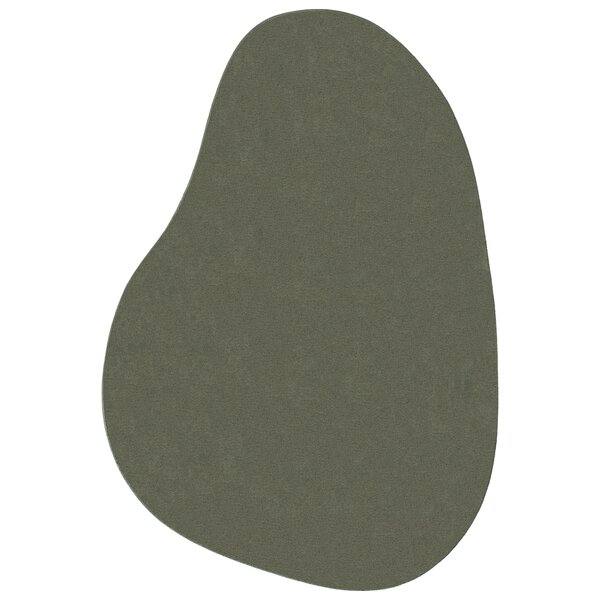 vidaXL Tapis Vert forêt 160 x 230 cm Laine