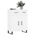 vidaXL Buffet blanc 69 5x34x90 cm bois d'ingénierie