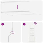 vidaXL Auvent rétractable automatique bordeaux 400x300 cm