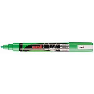 Marqueur craie Pointe conique moyenne CHALK Marker PWE5M 1 8 - 2 5mm Vert Fluo x 12 UNI-BALL