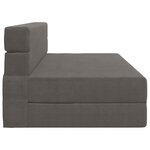 vidaXL Canapé-lit pliable Gris clair 152 x 86 5 x 60 cm Tissu