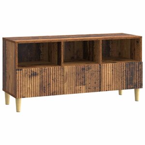 vidaXL Meuble TV Bois ancien 102 x 34 5 x 50 cm Bois d'ingénierie