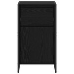 vidaXL Buffet Chêne noir 81 x 36 x 150.5 cm Bois d'ingénierie