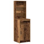 vidaXL Ensemble de Coiffeuse 2 Pièces Bois ancien 50 x 41 x 135 cm