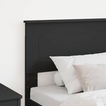vidaXL Tête de lit Chêne noir 80 cm Bois d'ingénierie