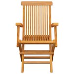 Vidaxl chaises de jardin avec coussins beige 6 pièces bois de teck massif