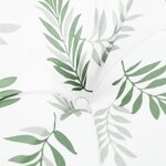vidaXL Coussin de banc de jardin motif de feuilles 120x50x7 cm tissu