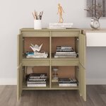 vidaXL Buffet Chêne sonoma 70x41x75 cm Bois d'ingénierie