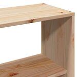 vidaXL Cadre de lit sans matelas 135x190 cm bois de pin massif