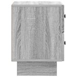 vidaXL Cabinet de chevet 2 Pièces Sonoma gris 43 x 34 5 x 47 5 cm