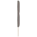 vidaXL Tête de Lit en Tissu Geometric Manuel Taupe 140 cm tissu