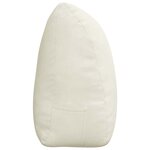 vidaXL Coussin de Dos Crème 180 x 24 x 50 cm Velours
