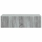 vidaXL Table d'appoint murale Sonoma gris 59 x 34 5 x 17 cm