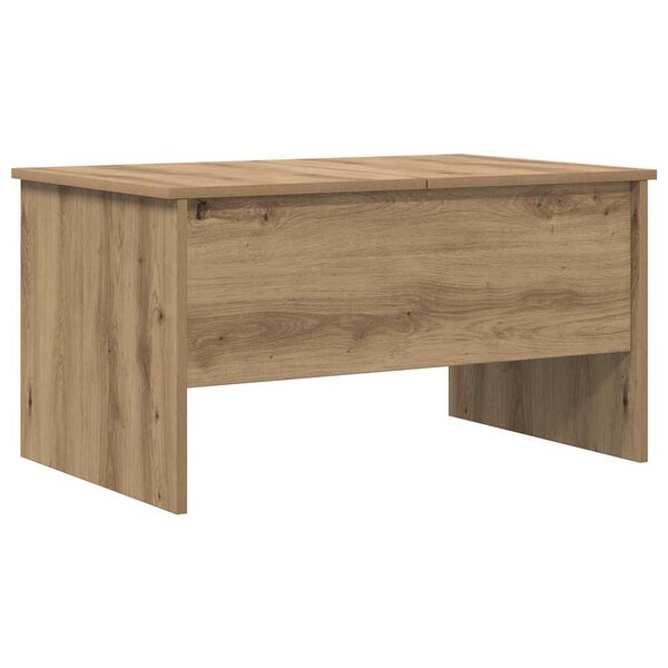 vidaXL Table basse chêne artisanal 80 x 50 5 x 42 5 cm
