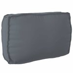 vidaXL Coussin pour dossier de palette Anthracite 70 x 40 x 12 cm