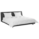 vidaXL Couette d'été avec oreiller 3 pièces Blanc Microfibre