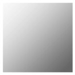 vidaXL Miroir mural avec lampes LED Carré Verre