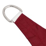 vidaXL Voile de parasol Tissu Oxford carré 5x5 m Rouge