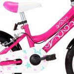 vidaXL Vélo pour enfants 14 pouces Noir et rose