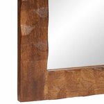 vidaXL Miroir de salle de bain Finition Acacia Brun 50 x 70 x 2 5 cm