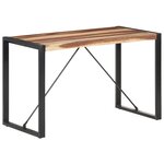 vidaXL Table à manger 120x60x75 cm Bois massif