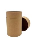 Lot de 50 boîtes cylindriques en carton Kraft 8.2 x 11.4 cm