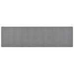 vidaXL Tapis de couloir Gris foncé 50x200 cm