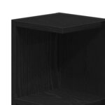 vidaXL Armoire Miroir Chêne noir 80 x 20.5 x 64 cm Bois d'ingénierie