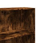 vidaXL Bibliothèque chêne fumé 60x30x189 cm bois d'ingénierie