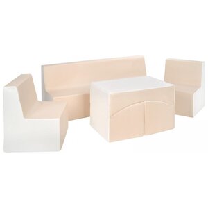 Ensemble de fauteuils chambre enfant blanc cappuccino