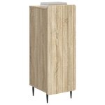 vidaXL Buffet Chêne Sonoma 34 5 x 33 x 92 cm Bois d'ingénierie