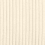 vidaXL Canapé-chaise accoudoirs crème 54 cm tissu velours côtelé