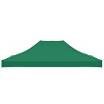 vidaXL Toit de tente de réception 4 5x3 m Vert 270 g/m²