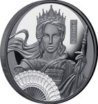 Pièce de monnaie en Argent 1 Dollar g 31.1 (1 oz) Millésime 2025 CHESS QUEEN