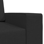 vidaXL Canapé Lit 2-en-1 Noir 245x150x60.5 cm Tissu