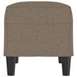 vidaXL Banc Taupe 70x35x41 cm Tissu