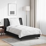 vidaXL Duvet toutes saisons avec oreiller 2 Pièces Blanc Microfibre