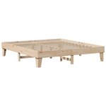 vidaXL Lit bibliothèque sans matelas 180x200 cm bois massif de pin
