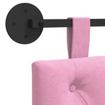 vidaXL Tête de lit suspendue Rose Tissu
